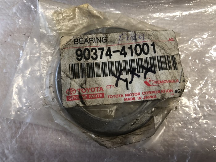 Подшипник упорный игольчатый TOYOTA 9037441001